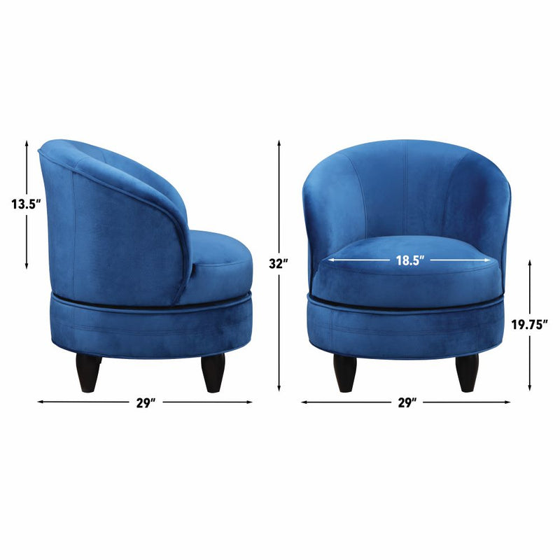 Steve Silver Sophia Gray Velvet Accent Chair