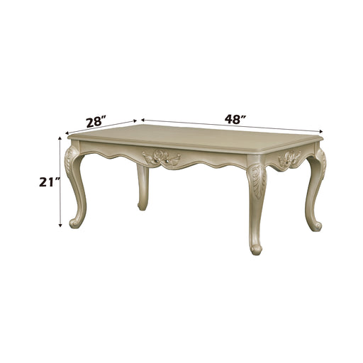 Acme Furniture Libertee Champagne Coffee Table