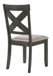 2 New Classic Furniture Gulliver Rustic Brown Side Chairs