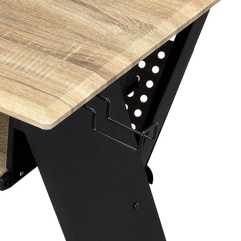 Acme Furniture Humanity Natural Black Music Desk