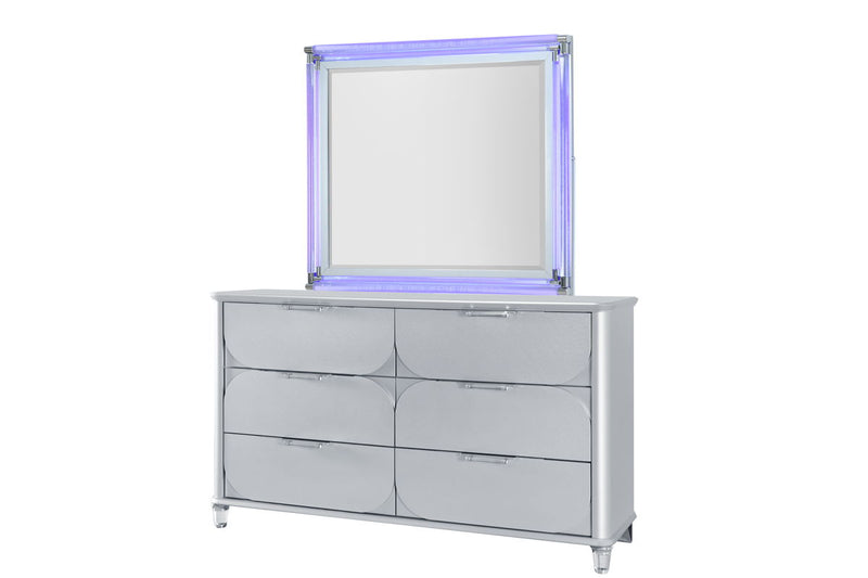 Global Furniture Lando Silver Dresser