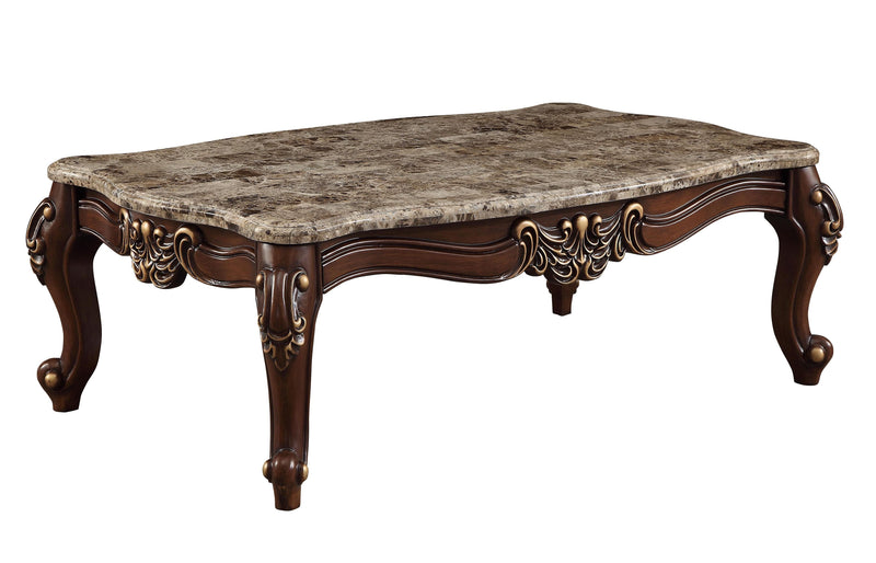 Acme Furniture Mehadi Walnut 3pc Coffee Table Set
