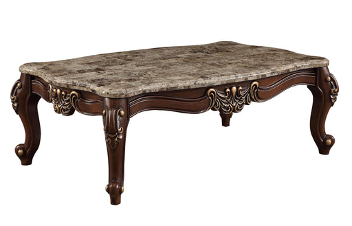 Acme Furniture Mehadi Walnut 3pc Coffee Table Set