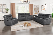 New Classic Furniture Titan Gray 2pc Living Room Set
