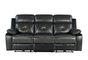 Global Furniture U5050 Black 3pc Living Room Set