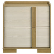 Coaster Furniture Hyland Natural Brown White Nightstand