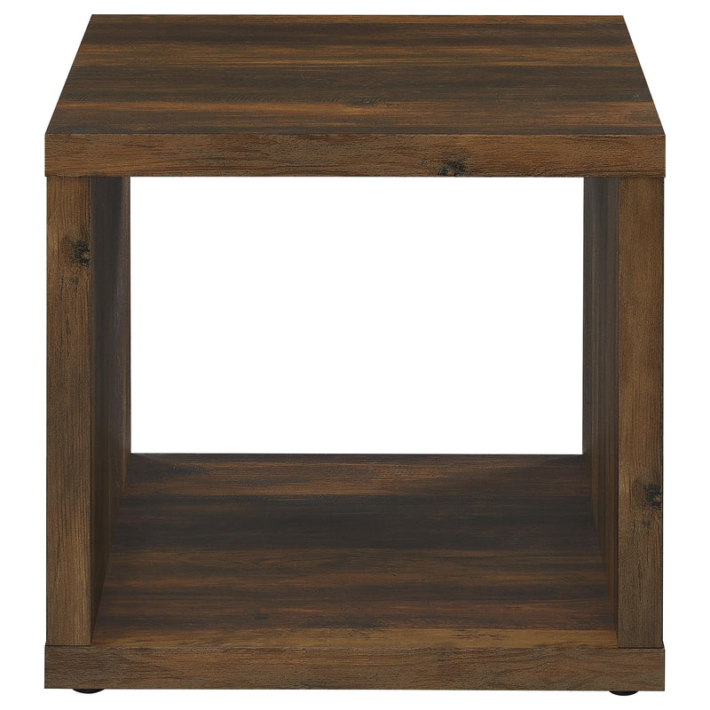Coaster Furniture Frisco Distressed Pine Brown End Table
