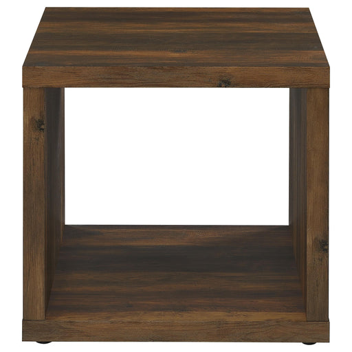 Coaster Furniture Frisco Distressed Pine Brown End Table