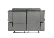 Acme Furniture Lesley Gray Motion Loveseat