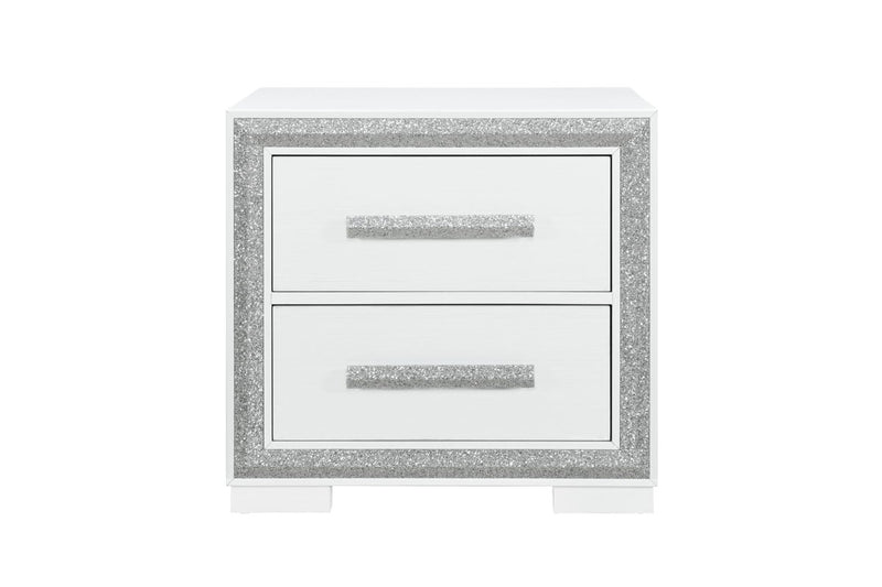 Global Furniture Andros Silver Nightstand