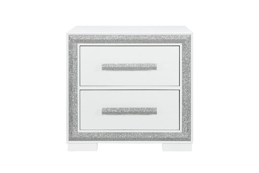 Global Furniture Andros Silver Nightstand