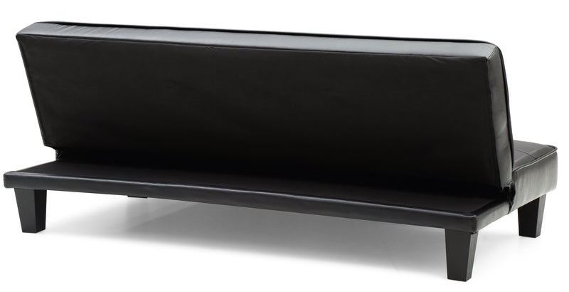 Glory Furniture Alan Red Faux Leather Sofa Bed