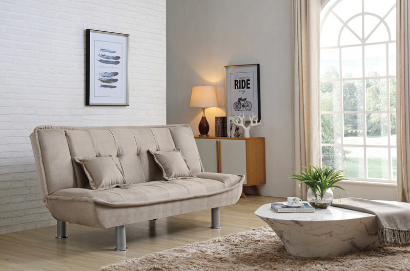 Glory Furniture Lionel Mocha Microfiber Sofa Bed