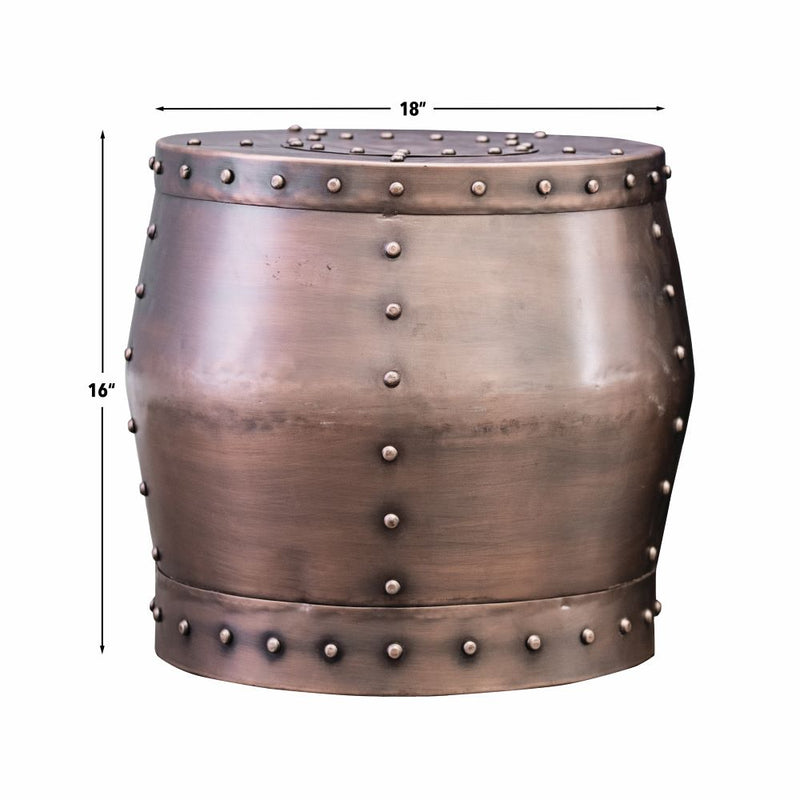 Steve Silver Cooper Antique Round End Table