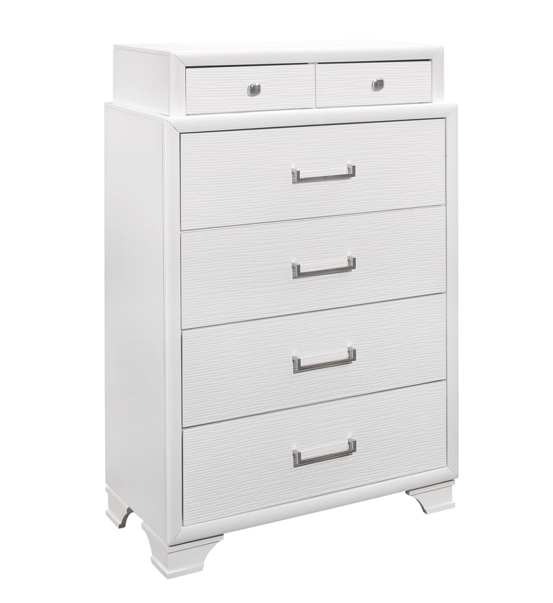 Global Furniture Jordyn Grey Drawer Chest