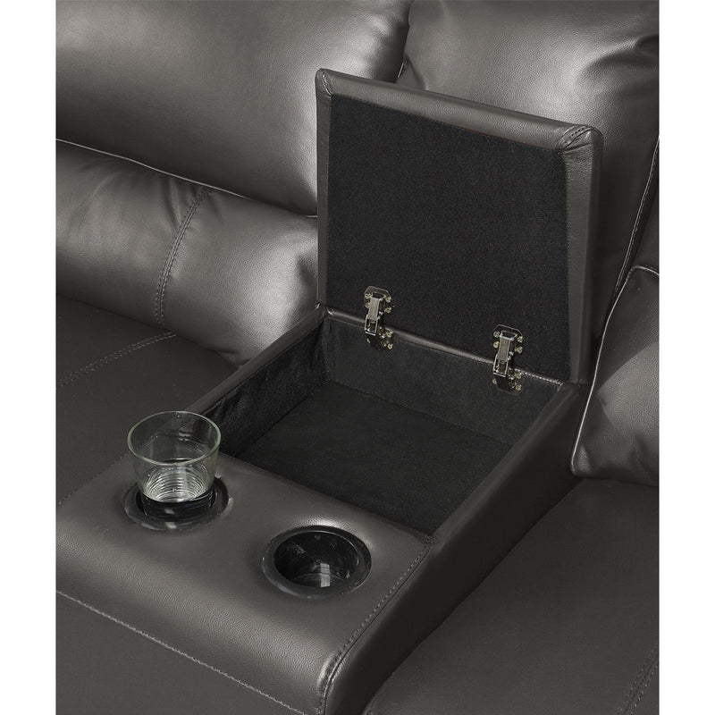 Acme Furniture Saul Gray Power Motion Sectional