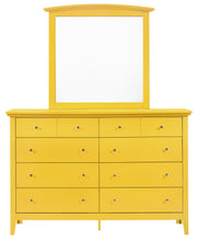 Glory Furniture Hammond Silver Champagne Dresser and Mirror