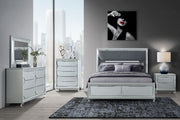 Global Furniture Caleb Silver Nightstand
