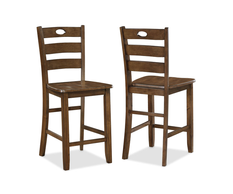 Crown Mark Ashborn 5pc Counter Height Table Set