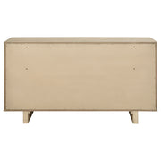 Coaster Furniture Kailani Beige Oak 9 Drawer Dresser