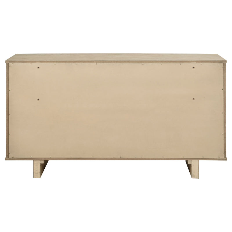 Coaster Furniture Kailani Beige Oak 9 Drawer Dresser