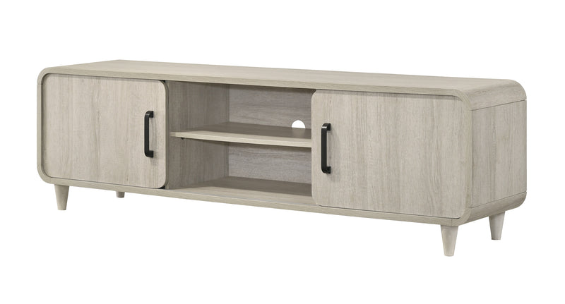 Crown Mark Nyomi White TV Stand