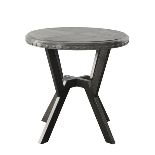 Steve Silver Alamo Gray Round End Table