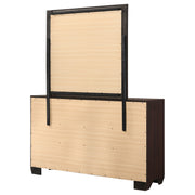 Coaster Furniture Fenbrook Kauffman Dark Cocoa Dresser and Mirror