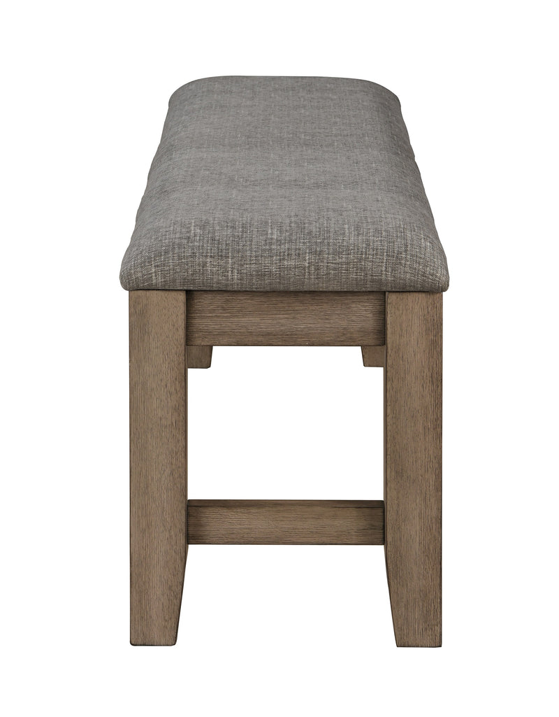 New Classic Furniture Harrisburg Walnut Bench