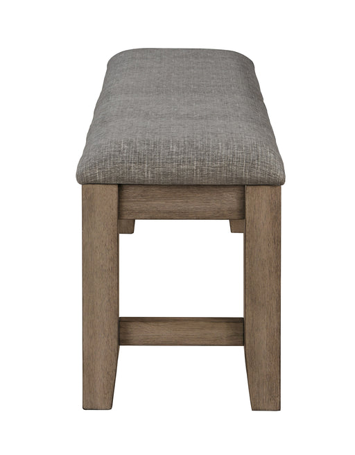 New Classic Furniture Harrisburg Walnut Bench