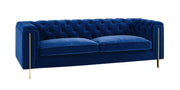 Steve Silver Charlene Gray Velvet Sofa