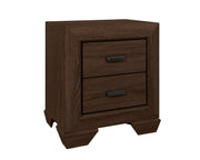 Crown Mark Farrow Chocolate Woodgrain Night Stand