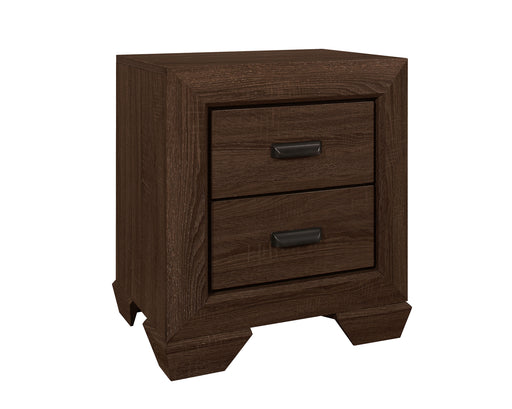 Crown Mark Farrow Chocolate Woodgrain Night Stand