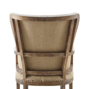 Steve Silver George Linen Two Tone Wingback Accent Chair