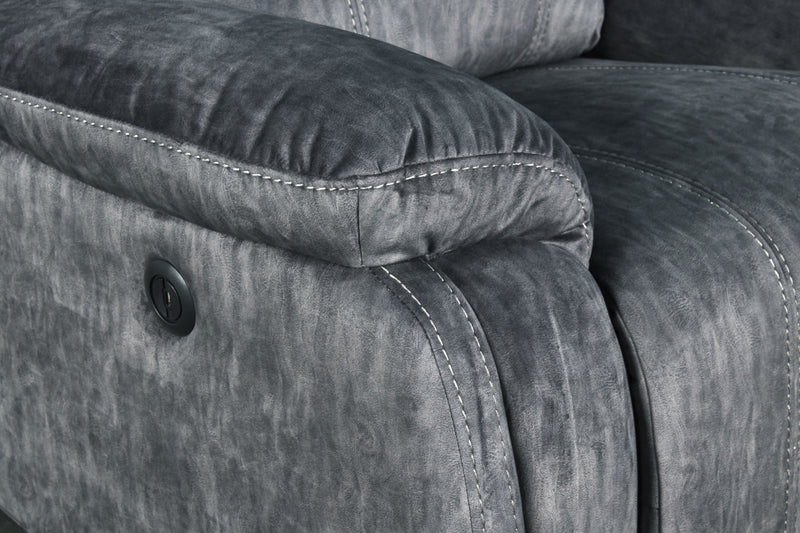 New Classic Furniture Tango Gray Glider Power Footrest Recliner