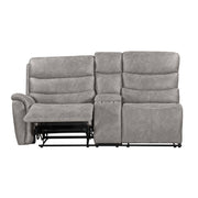 New Classic Furniture Kamari Gray 3pc Manual Sectional