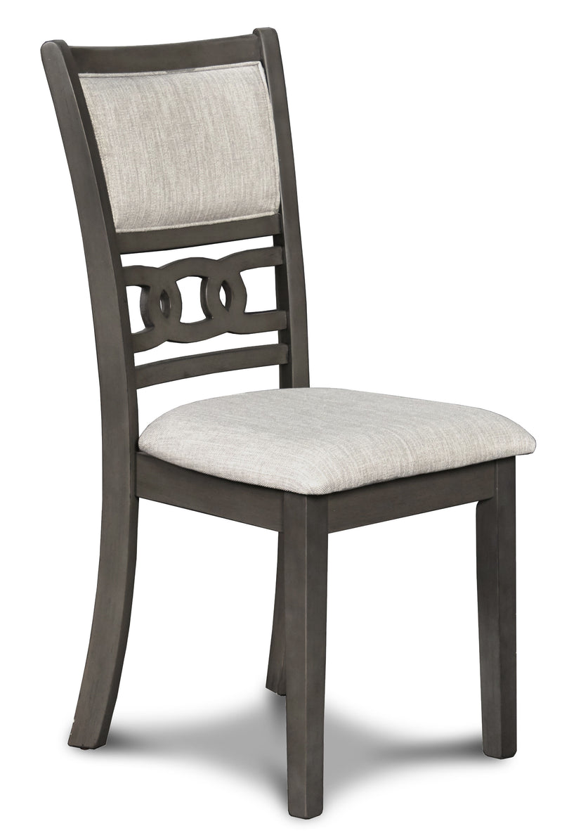 New Classic Furniture Gia Gray 42 Inch Drop Leaf 3pc Dining Set