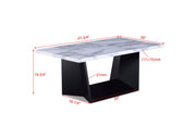 Crown Mark Adea Black 3pc Cocktail Table Set