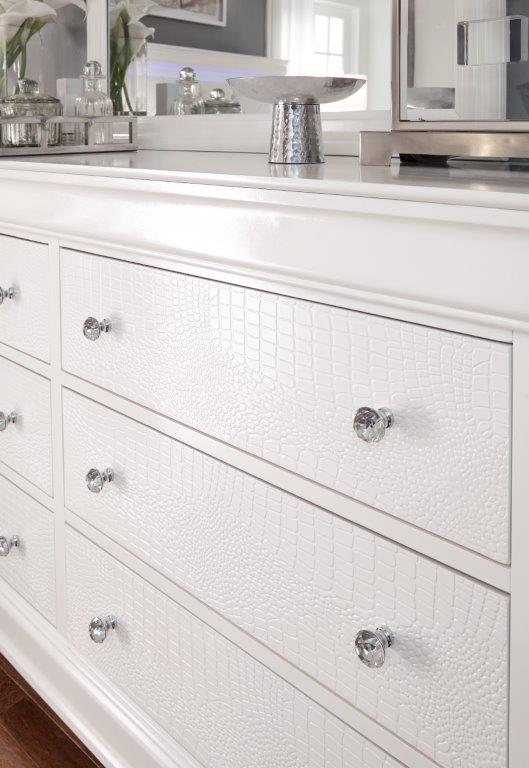 Global Furniture Pompei Grey Dresser and Mirror