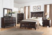 New Classic Furniture Sevilla Walnut Two Drawers Nightstand