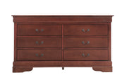 Glory Furniture Louis Phillipe Cherry Dresser