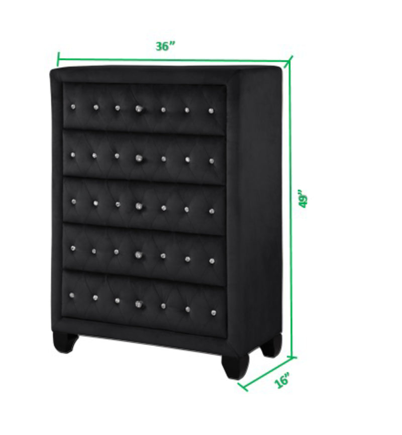 Galaxy Home Sophia Black Chest