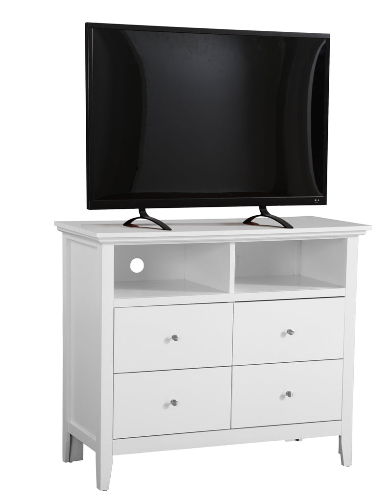 Glory Furniture Hammond White Media Chest