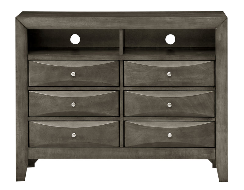 Glory Furniture Marilla Black Media Chest