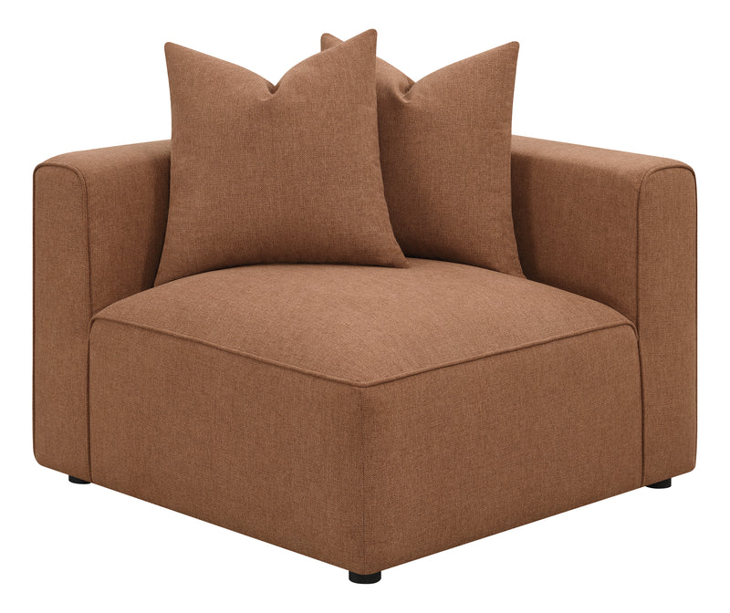 Coaster Furniture Jennifer Terracotta 6pc Modular Sectional