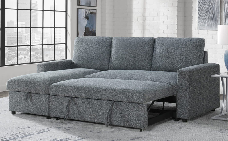 Global Furniture U1220 Onyx Pull Out Sofa Bed with USB