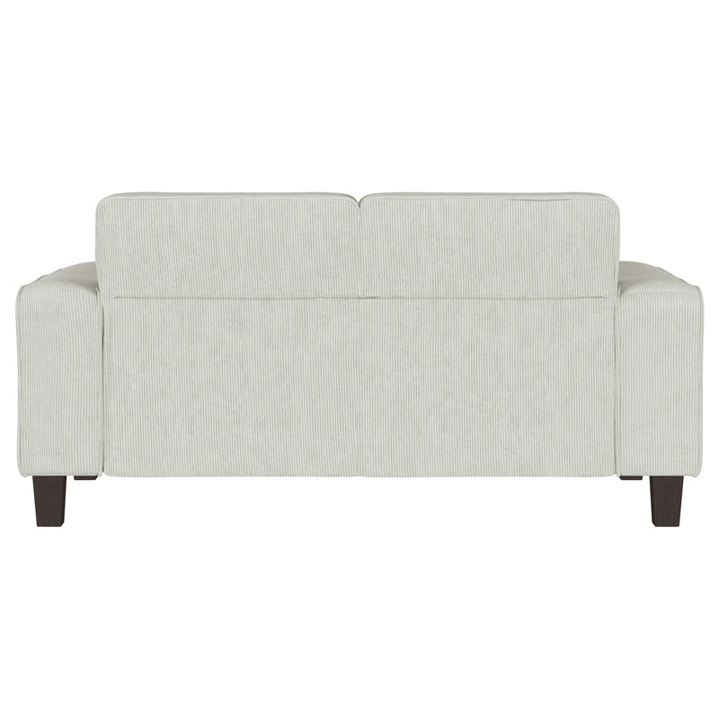Coaster Furniture Deerhurst Greige Beige Grey Tufted Loveseat