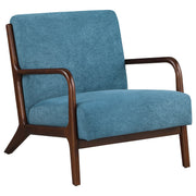 Coaster Furniture Foster Peacock Blue Accent Chair