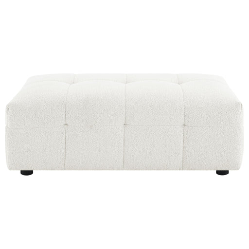 Coaster Furniture Everly Off White Rectangular Ottoman