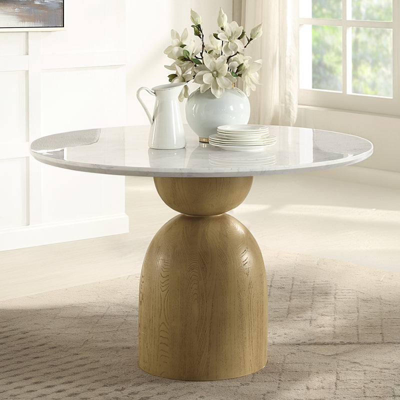 Acme Furniture Kala Natural Oak Round Dining Table